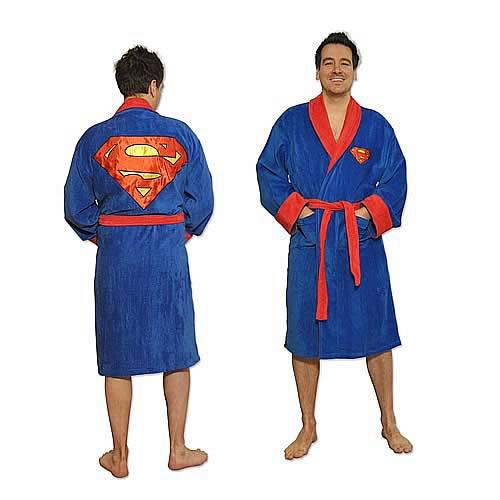 Superman Fleece Bathrobe